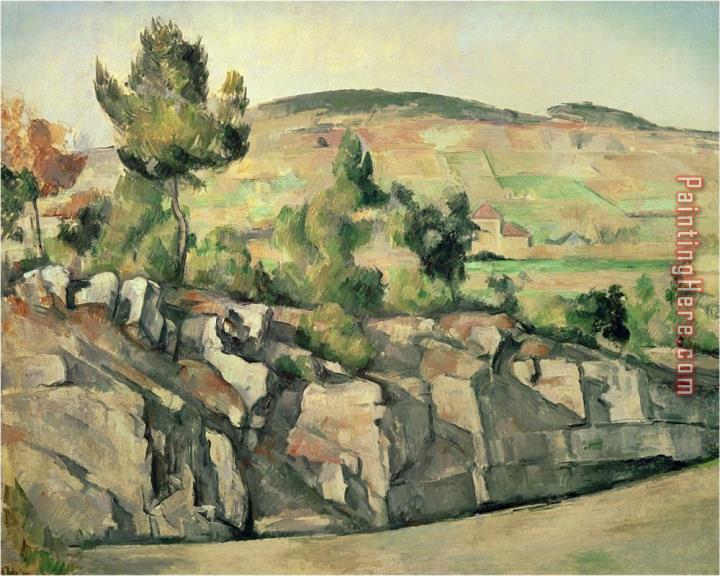 Paul Cezanne Hillside in Provence C 1886 90